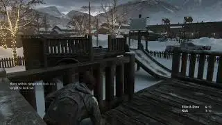 The Last of Us part II snow fight