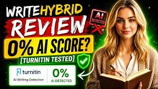 🔥 WriteHybrid Review: 0% AI Score? [Turnitin Tested]