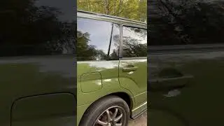 Зелёный монстр Subaru Forester urban green