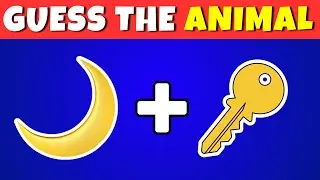 Guess The Animal By Emoji 🐶🤩| guess the animal by emoji quiz🤩Quiz Loki