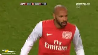 Возвращение и гол Анри за Арсенал 2012 год
