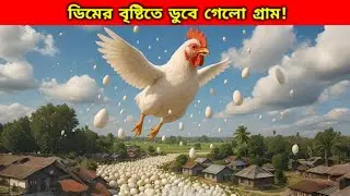 মুরগির আশ্চর্য ডিম বৃষ্টি! গ্রামের উপর নামল ডিমের ঝড় | মজার বাংলা গল্প | Chicken Egg Rain Story
