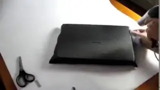 wrapping laptop