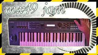 Yamaha mx49. ambient loop jam. electric piano, synth, guitar, drums. (Boneless Jams #4)