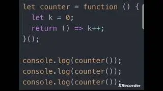 Javascript tutorial closure