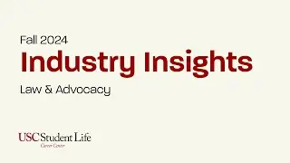 Fall 2024 Industry Insights - Law & Advocacy