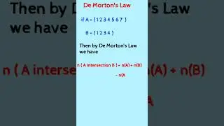 De Morton's Law
