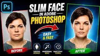 How To - Slim Face In Adobe Photoshop CC Full Video Tutorials #shahzadmehmoodofficial#