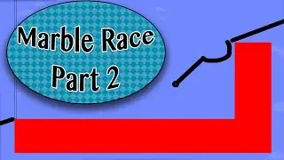 Marble Race | Part 2: Catapult over the Lava | Algodoo
