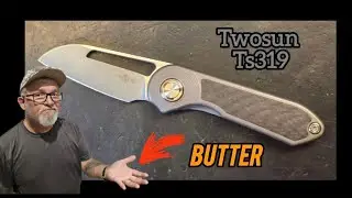 Twosun ts319  🧈 in 🖐️ #knifereview #knifedisassembly #edcknife #twosunknives #twosunts319