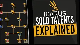 Everything YOU need to know about the ICARUS SOLO TALENT Tree