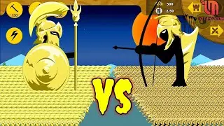 99999999 SPEARTON GOLDEN VS 999999999 ARCHIDON GOLDEN | STICK WAR LEGACY - KASUBUKTQ