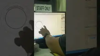 cara buat chop bulat dan tulisan guna Ai