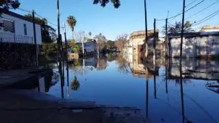 Inundaciones Rio Uruguay en Salto en 15.10 metros Junio 2017