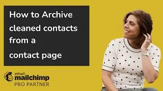How to archive cleaned contacts in Mailchimp