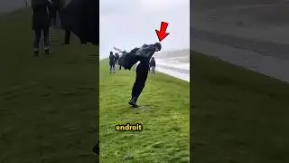 Strong winds in this part of Ireland 😵