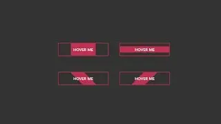 Cool Animated Hover Effect Buttons Using Only HTML And CSS