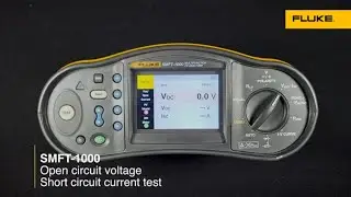 Open circuit voltage & short circuit current tests | Fluke SMFT-1000 Solar Multifunction PV Tester