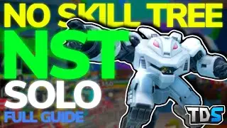 (NO SKILL TREE) NST SOLO DUCKY REVENGE HARD MODE BEGINNERS FULL GUIDE - TDS (ROBLOX)