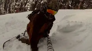 Snowboarding Lake Louise Banff Ab Jan 2019