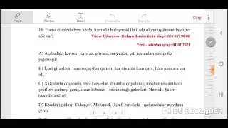 Həm sözlə, həm söz birləşməsi ilə ifadə olunmuş ümumiləşdirici söz eyni cümlədə.