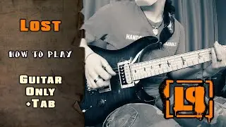 Linkin Park - Lost | GUITAR ONLY + SCREEN TABS | HOW TO PLAY