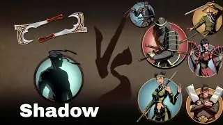 Fighting all the bosses at the same time || SHADOW FIGHT 2 Gameplay