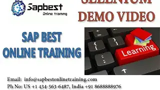 Selenium  ONLINE TRAINING | Selenium TRAINING VIDEOS | Selenium Tutorials Online