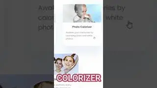 This AI can COLORIZE your old photos! #shorts