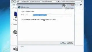 Windows 7   Connecting to an IP Network Printer