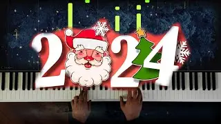 Jingle Bells 2024 - Piano Tutorial Slow Easy