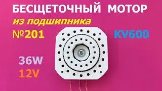 Бесщеточный мотор из подшипника / BLDC motor from bearing