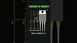 Testing of MOSFET Explained with 3D Animation 