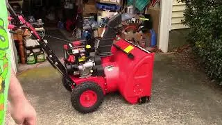 First Start Of PowerSmart 24" Snowblower For 2023, Plus BIG BONUS!!!