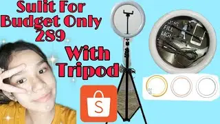 Unboxing Ringlight 26cm Tripod+Full Review (SHOPEE)