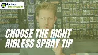 How to Choose the Right Airless Spray Tip for Your Airless Paint Sprayer
