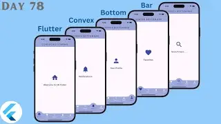 Convex Bottom Bar Flutter | Bottom Navigation Bar Flutter