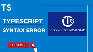 What is  Syntax Error in TypeScript ?Tutorials For Beginners - Hindi / Urdu - Easy Tutorials