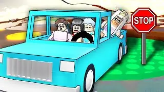 ROBLOX TRUCK OBBY IS HILARIOUS! (Roblox With The Fam!)