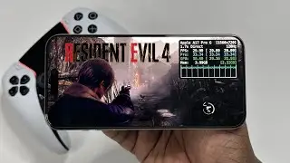 Resident Evil 4 on iPhone 15 Pro Max & iOS FPS Meter! FPS, GPU/CPU Usuage, & More!