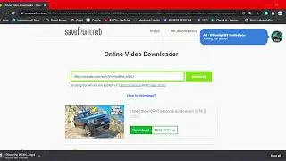 how to download a youtube video on a pc. Note- In a laptop...