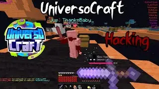 Hacking On UniversoCraft | Rise Client | FAST FLY | Best Server To Hack On!