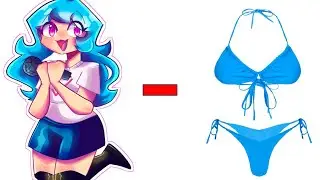 FNF GIRLFRIEND - CLOTHES  = ? (FNF ANIMATION) l FRIDAY NIGHT FUNKIN