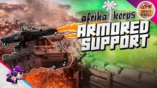 COH3 ● AFRIKA KORPS - ARMORED SUPPORT / БОИ 2x2