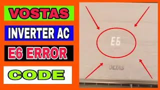 Voltas inverter ac E6 Error code // Voltas inverter ac communication error code