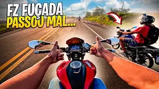 FZ25 PREPARADA VS FZ15 FUÇADA E XRE 300