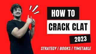 CLAT 2023: How to prepare for CLAT 2023 - Strategy, Syllabus, Books | Manvendra PS