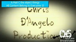 Chris D'Angelo Productions 2009 Logo Widescreen Effects Round 1 Vs Ethan Anime Teh Object Thingy