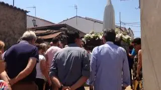Procesión de la Virgen en las fiestas de la Aceña. Valencia de Alcantara