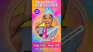 Mama Cheryl’s BIG Birthday Sale!!! cherylportermethod.com